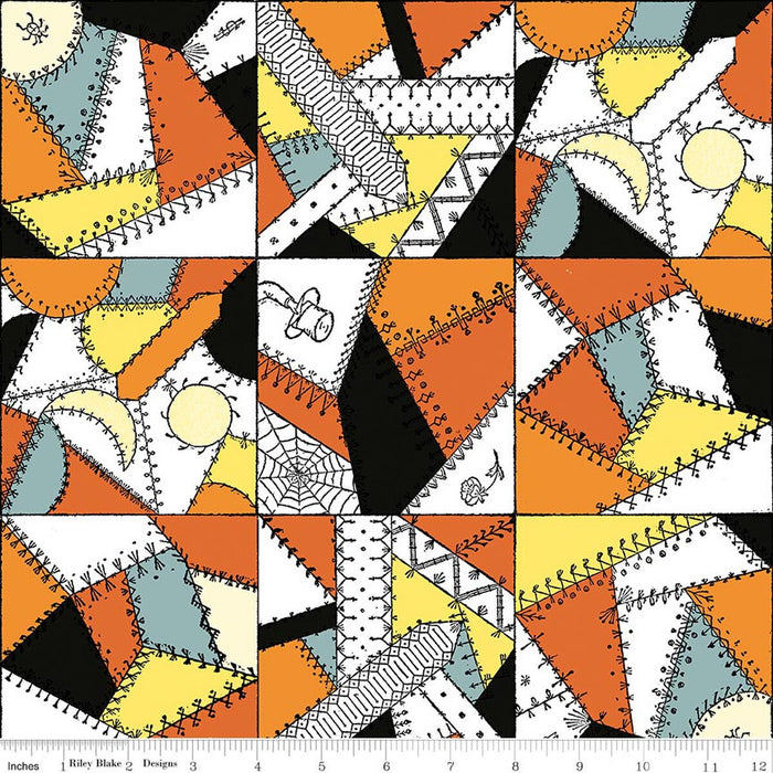 Scary Scraps - Crazy Patchwork Multi