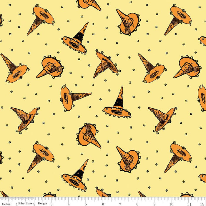 Scary Scraps - Festive Hats Yellow