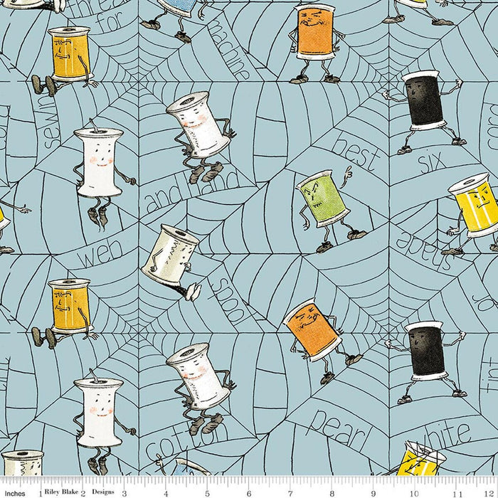 Scary Scraps - Spooky Spools Blue