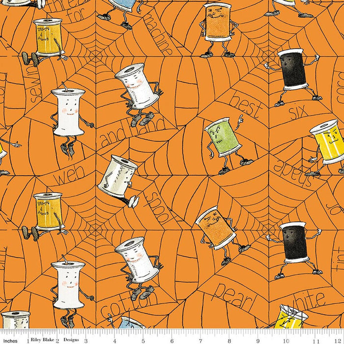 Scary Scraps - Spooky Spools Orange