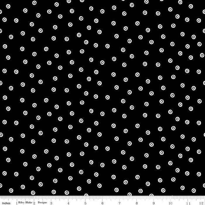 Scary Scraps - Dress Dots Black