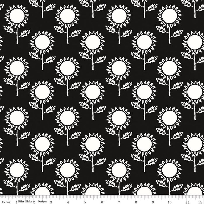 Scary Scraps - Fall Fields Black & White