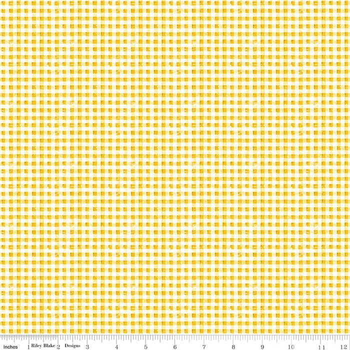 Scary Scraps - Faded Gingham Yellow