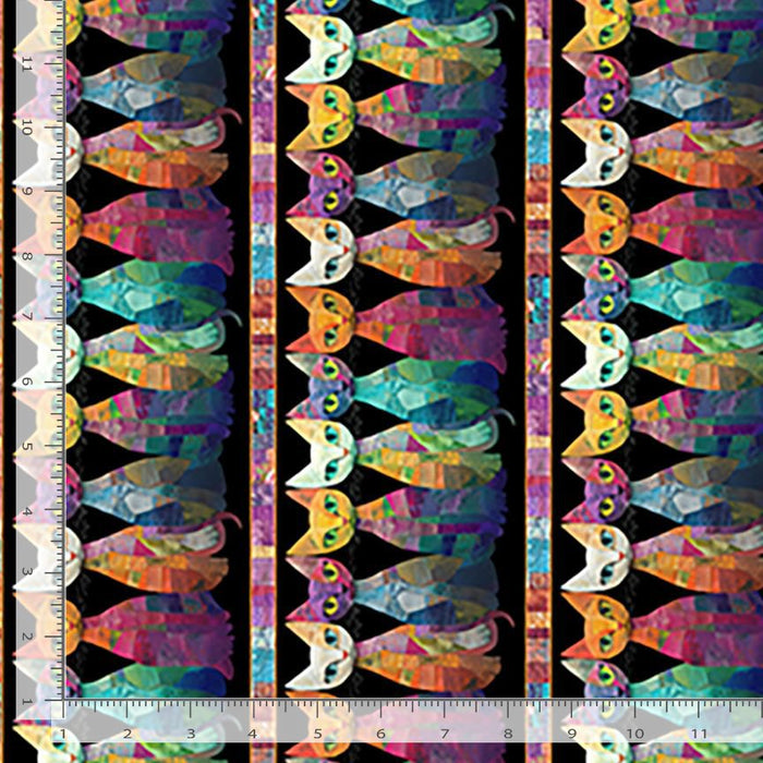 Sophisticat - Quilt Cats Black