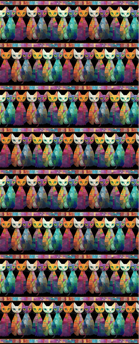 Sophisticat - Quilt Cats Black