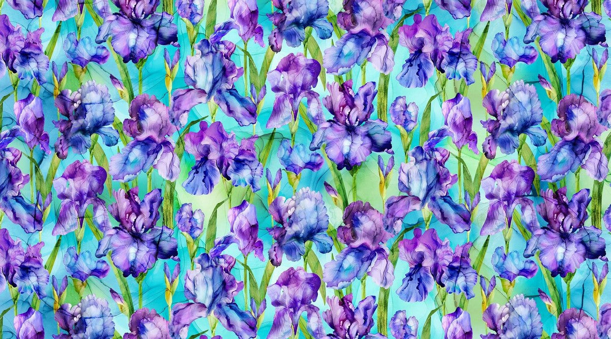 Infatuation - Iris Feature Turquoise