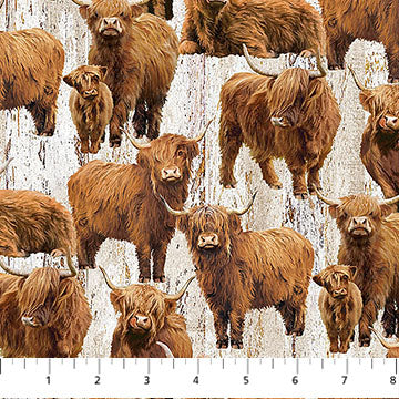 Highland Home - Highland Cows Beige