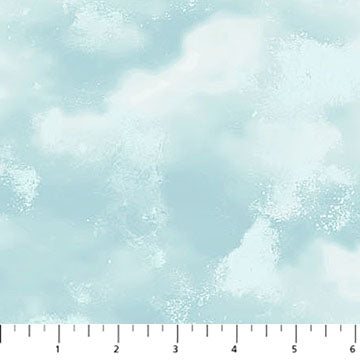 Highland Home - Clouds Light Blue — Fabric Shack