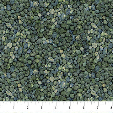 Stonehenge Rooted - Pebbles Teal