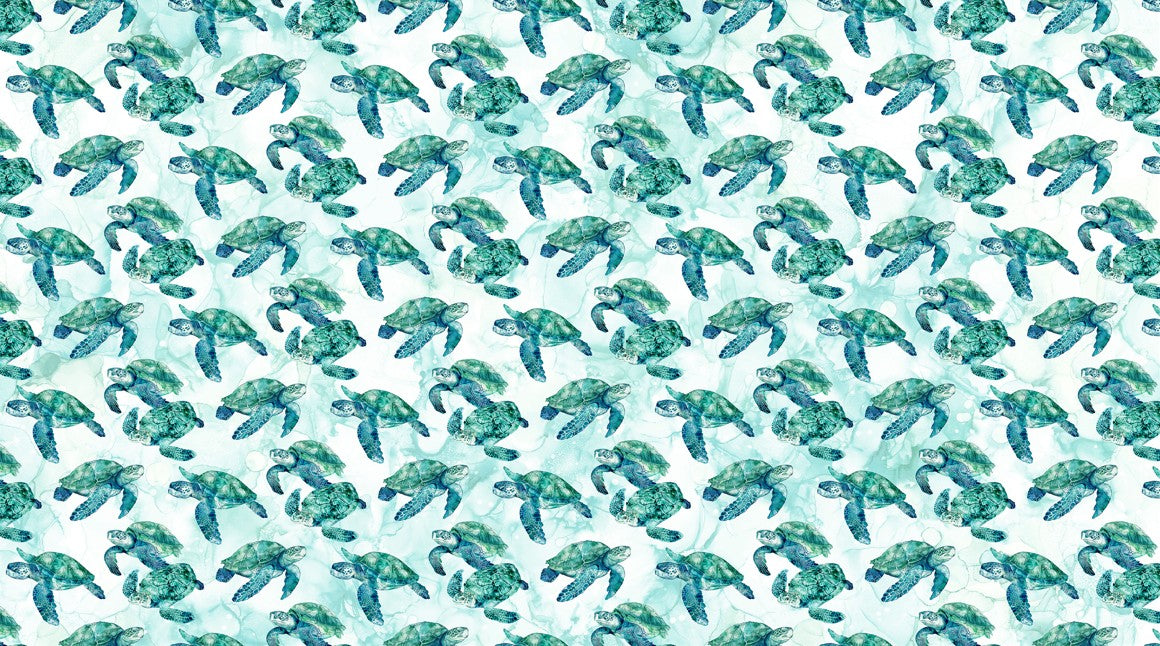Coral Reef - Sea Turtles Turquoise