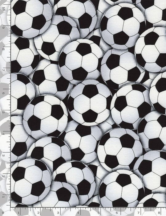 Fitness Fanatic - Packed Soccer Ball White