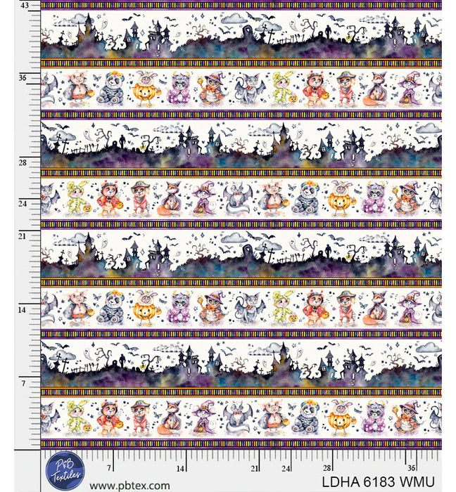 Little Darlings Halloween - Stripe White