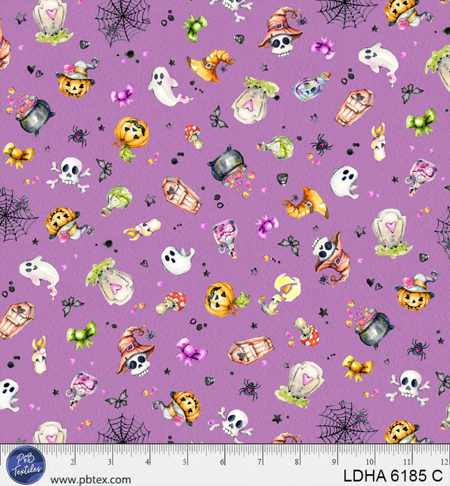 Little Darlings Halloween -  Spooky Toss Purple