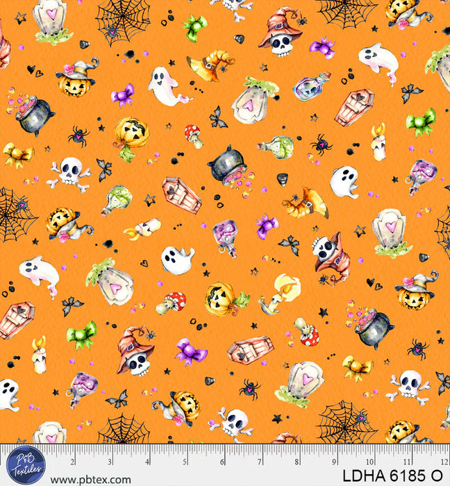 Little Darlings Halloween -  Spooky Toss Orange