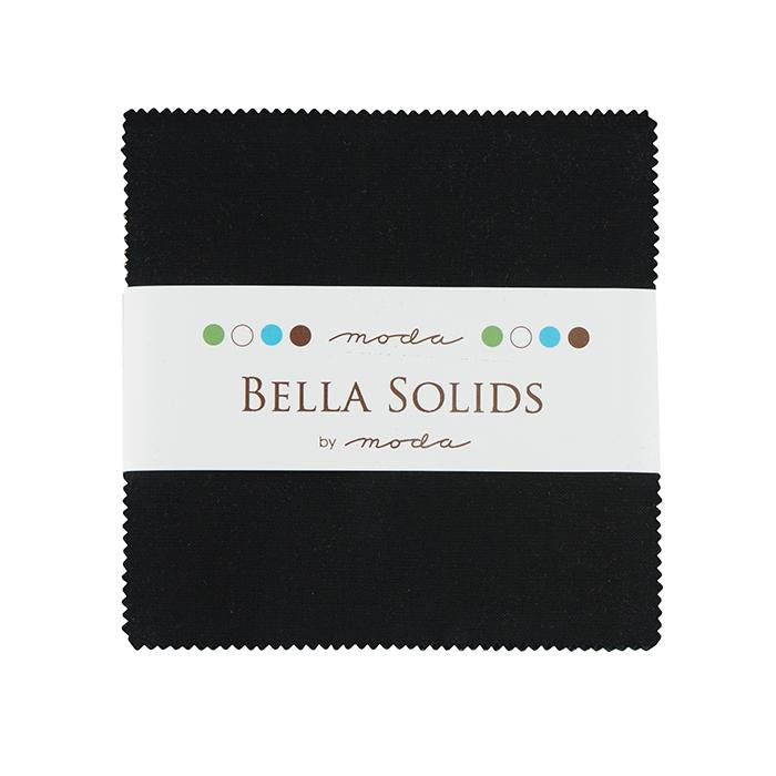 Bella Solid Black Charm Pack