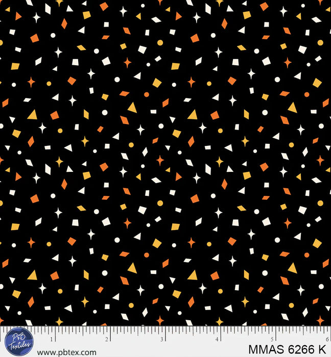 Midnight Masquerade - Confetti Toss Black