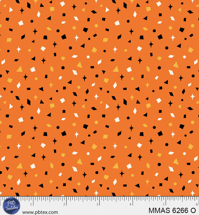 Midnight Masquerade - Confetti Toss Orange