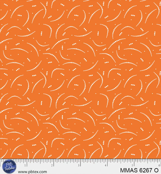 Midnight Masquerade - Dotty Toss Orange