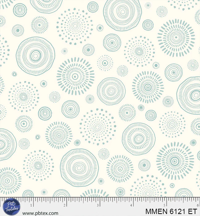 Mini Menagerie - Tossed Geo Wheels Blue
