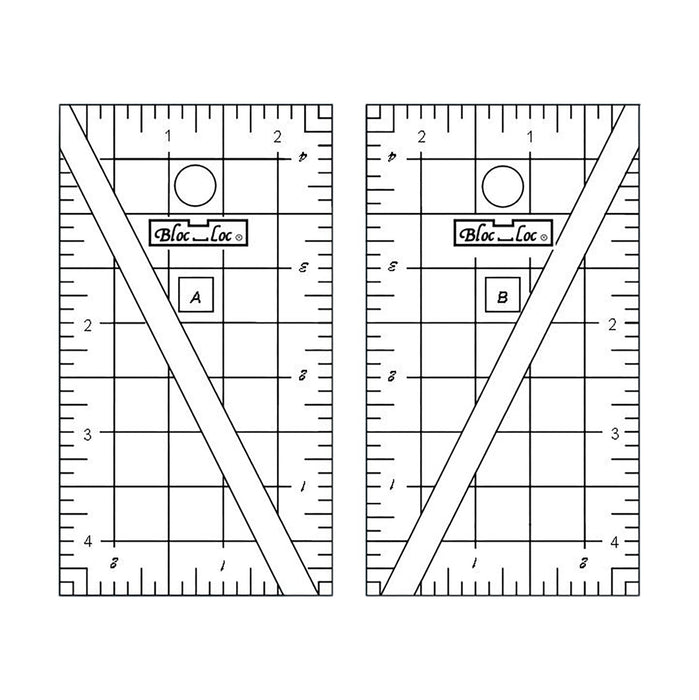 Half-Rectangle Triangle Small Ruler Set
