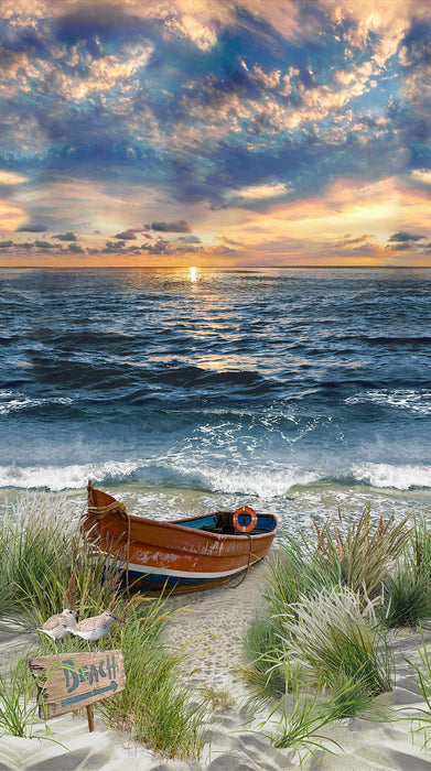 Water's Edge - Coastal Beach Panel