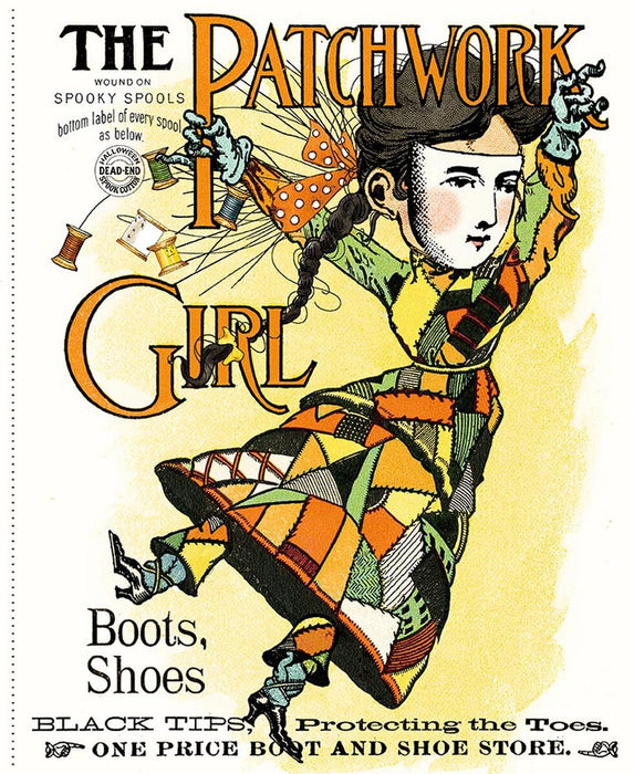 Scary Scraps - Patchwork Girl Panel
