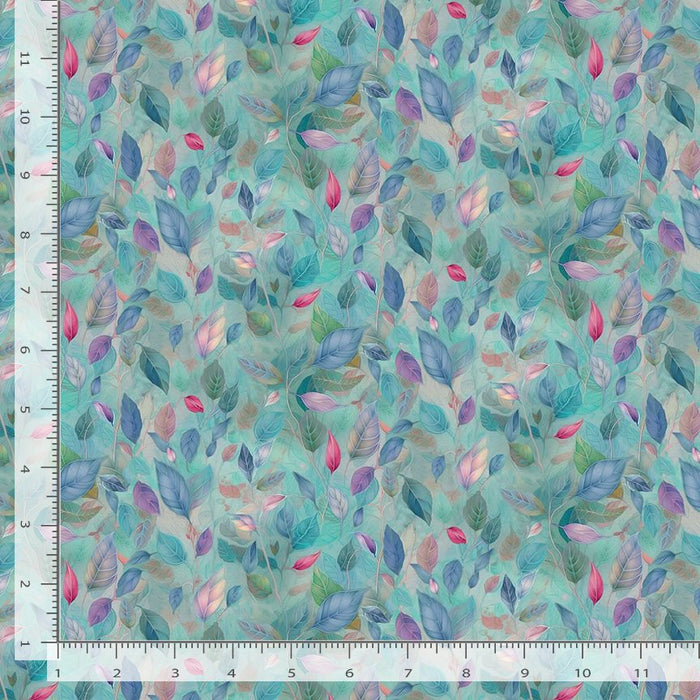 Wild Beauty - Leaves Blue