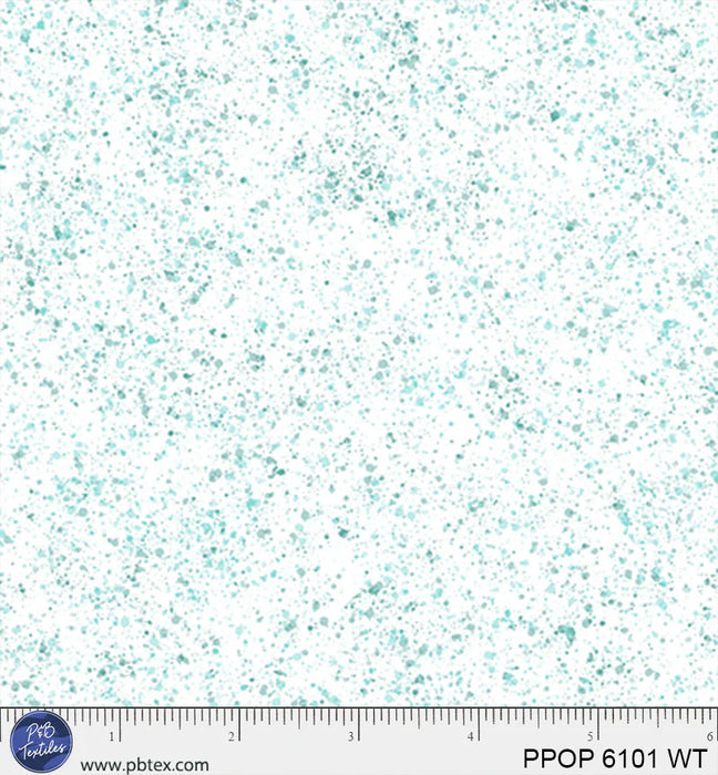 Paint Pop - White Teal
