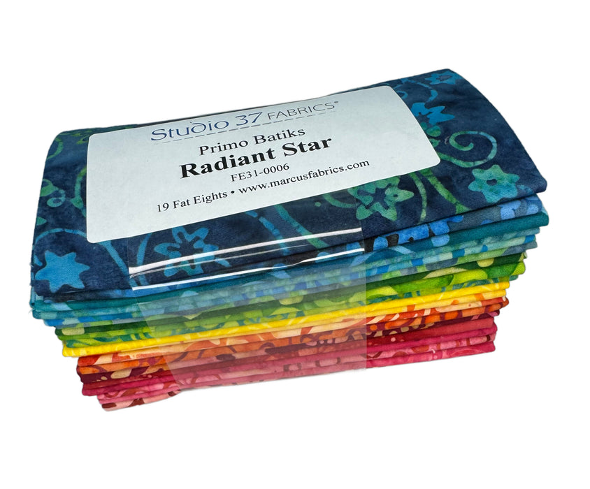 Radiant Star Batiks Fat 1/8th Bundle