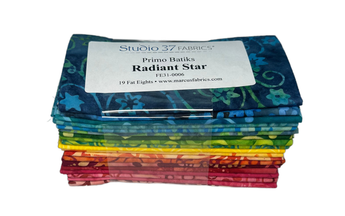 Primo Batiks - Radiant Star Fat 1/8th Bundle