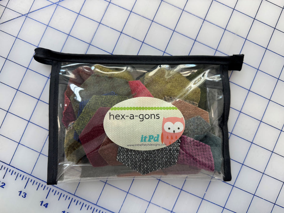Wool Hexagons Dark