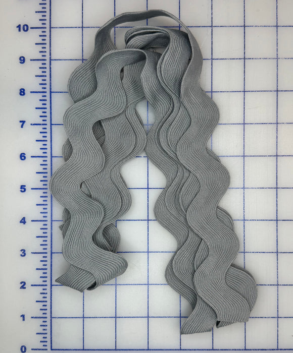 Gray 1-3/8" Ric Rac 2-1/2 Yard Piece
