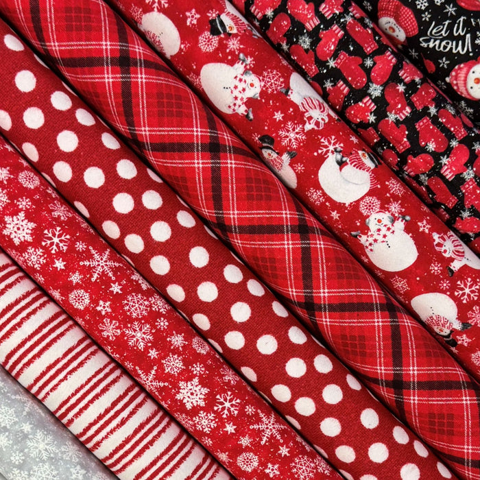 Snow Crew Flannel FQ Bundle