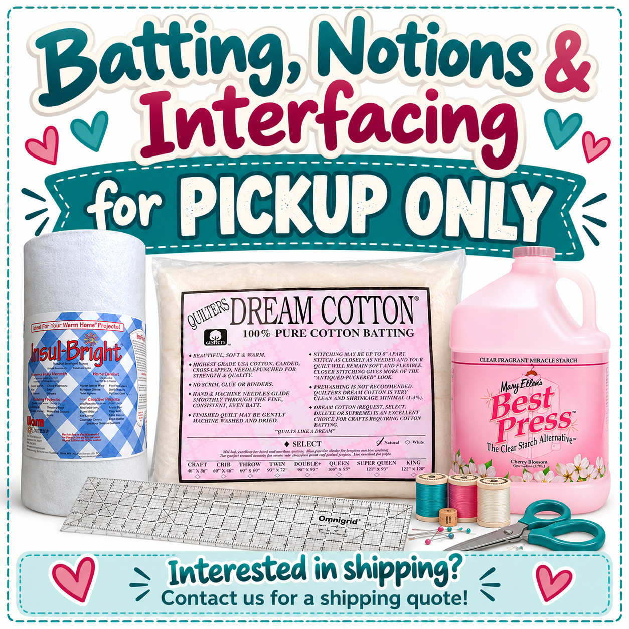 Batting for PICKUP ONLY