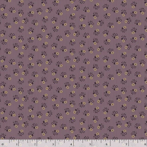 Plumberry Farm - Stripes & Flowers Plum