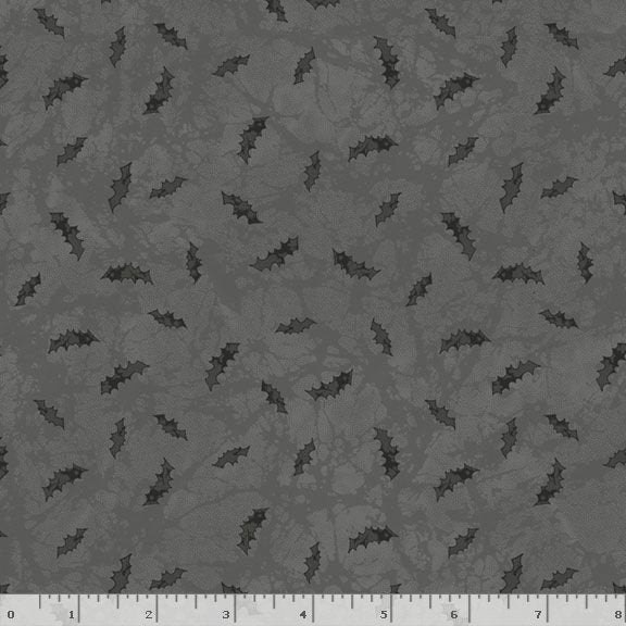 Halloween Haunts - Bats Gray