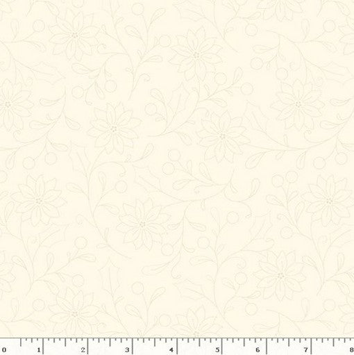 Make It Merry - Dotted Floral Cream