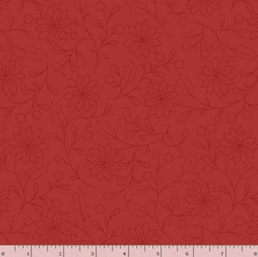 Make It Merry - Dotted Floral Red