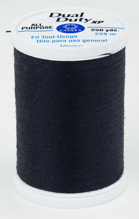Dual Duty XP Polyester Thread - Black