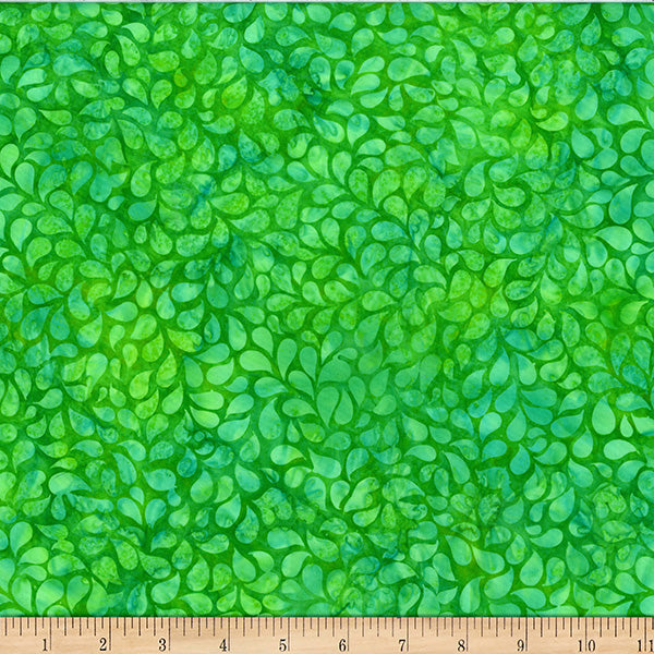 Bali Batik Droplets - Grass