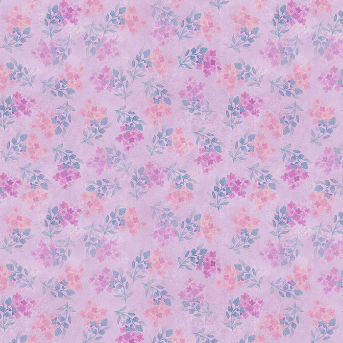 Fleur de Rose - Flower Stamps Light Purple