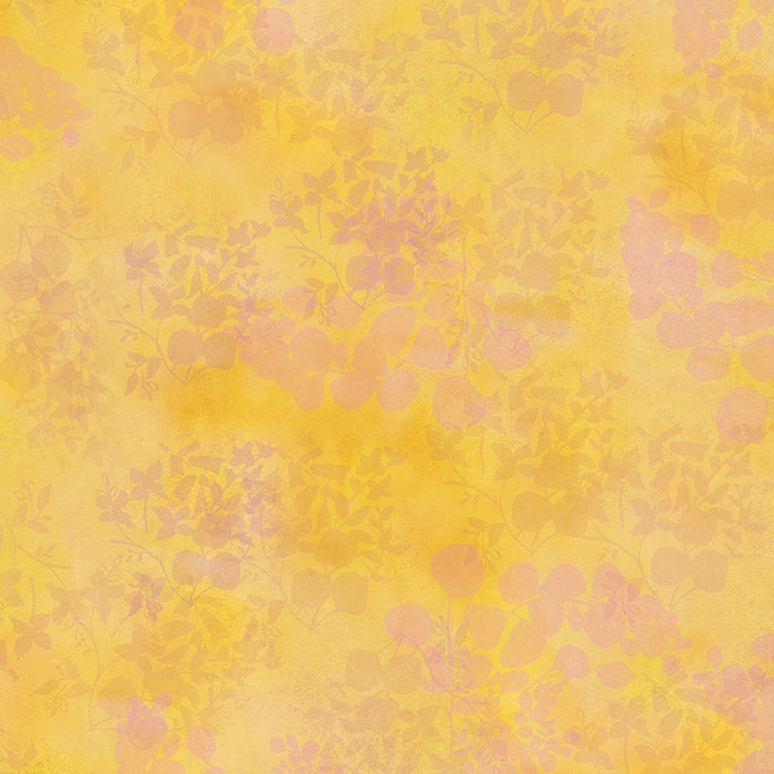 Fleur de Rose - Digital Leaves Light Orange
