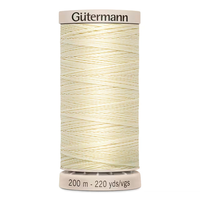 Cotton Hand Quilting Thread 100% Wax Finish Cotton - Light Pearl