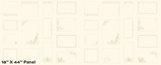 Bluebird Panel - Labels Cream