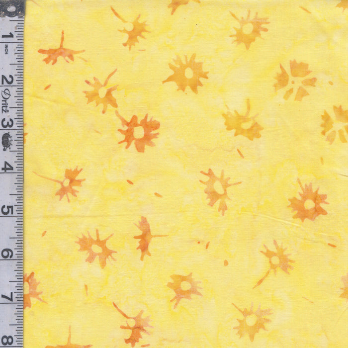 What's the Buzz Batiks - Flowers Yellow