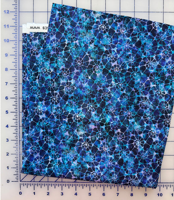 Aquatica Nautilus Blue 1 Yard Piece