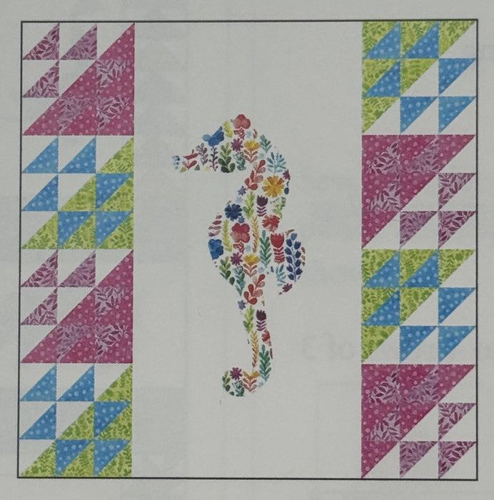 Floral Menagerie 24" Block Seahorse Kit