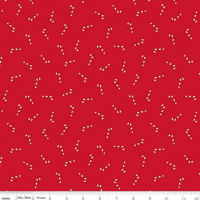 Seasonal Basics - Candy Canes Red