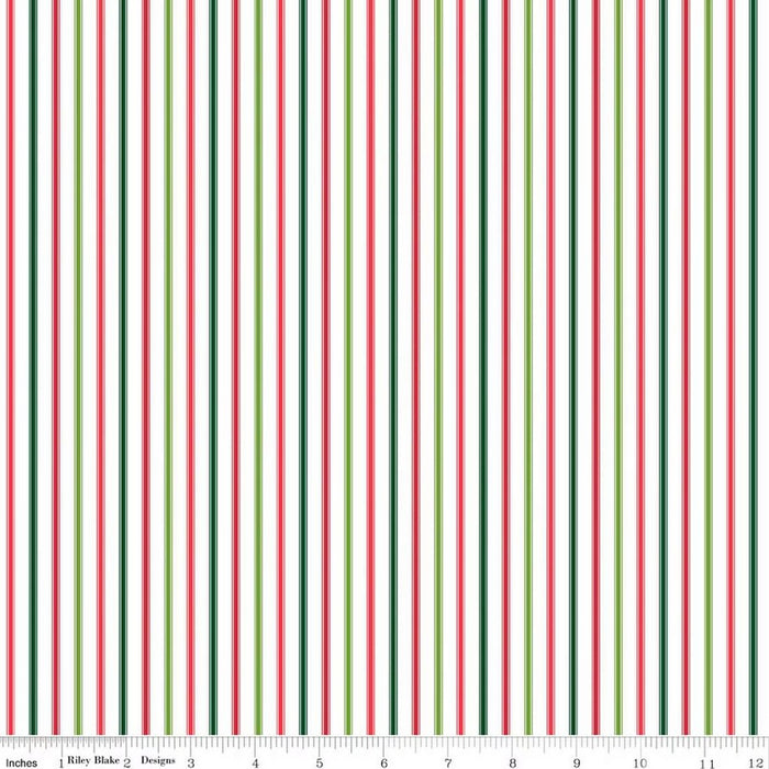 Seasonal Basics - Ticking Stripe Christmas