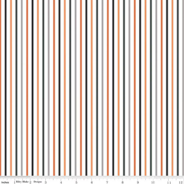 Seasonal Basics - Ticking Stripe Halloween